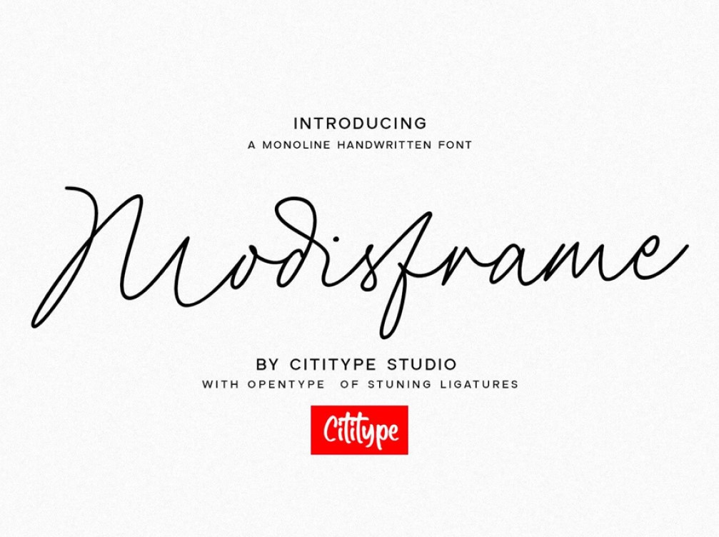 Font Việt hóa SVN Modisframe